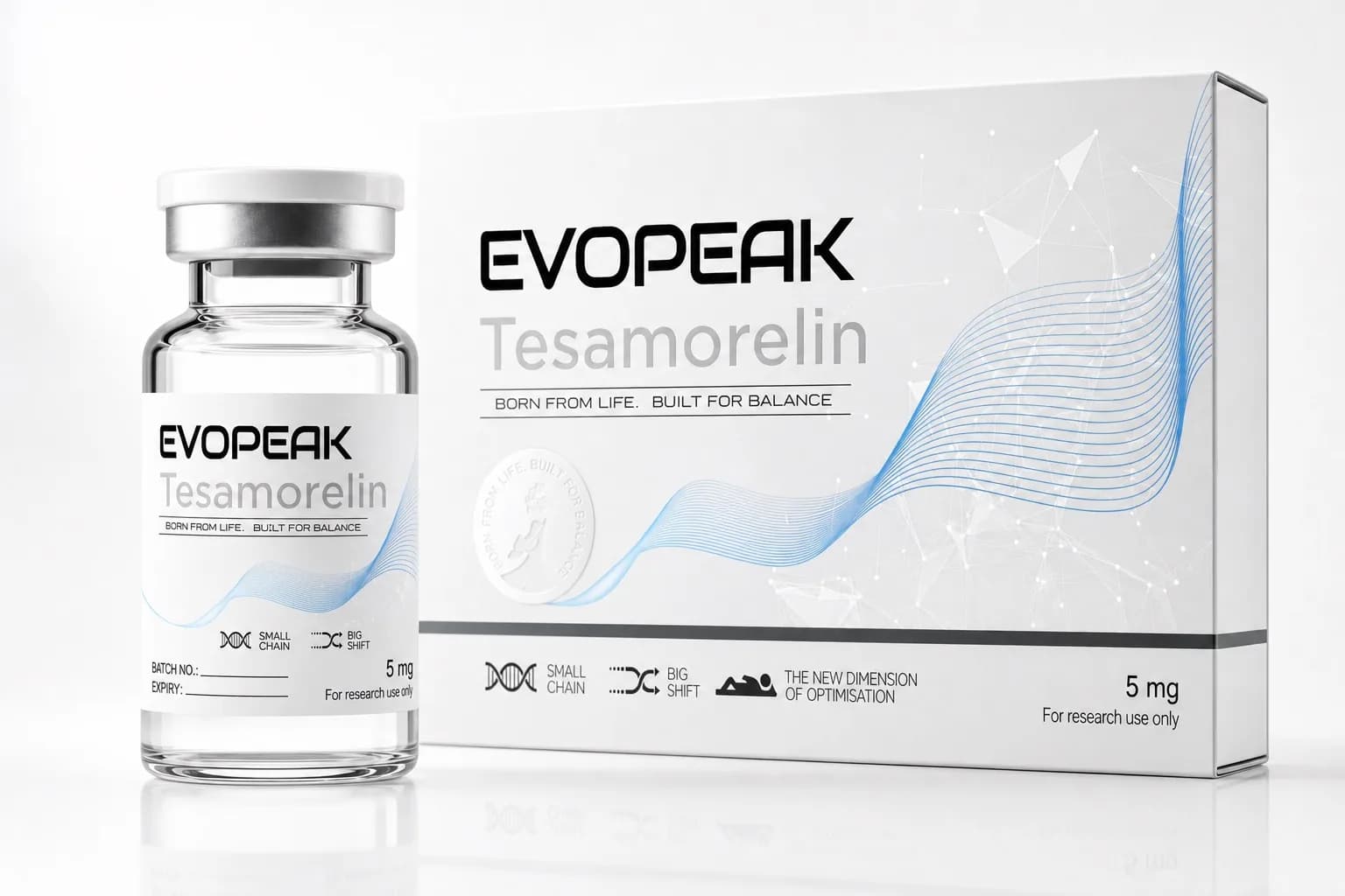 Tesamorelin research peptide